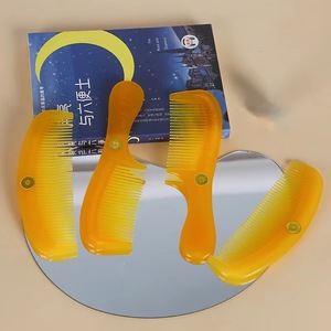 Yellow Plastic Hair <b>Comb</b> Large Size Lightweight Home Use - Product Image 3