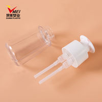 Bouteille en plastique PET portable de 100 ml à double compartiment avec pompe à vis pour emballage de lotion de soin de la peau et de teinture capillaire, sérigraphiée