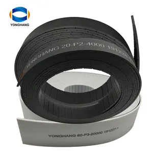 Yonghang poliuretano flex nero bianco p1 p2 p3 p4 filo di acciaio cintura piatta