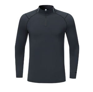 Haut de sport décontracté et confortable pour homme, à séchage rapide, à manches longues, idéal pour la course et le fitness en extérieur - Product Image 1