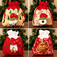 Sac cadeau de Noël haut de gamme YL Design Apple élégant pour adultes et enfants Décoration de vacances haut de gamme