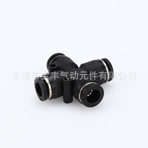 ข้อต่อเร็วพลาสติก 4 ทาง ยี่ห้อ Baofeng Pneumatics รุ่น PZA สำหรับระบบลม - Product Image 2