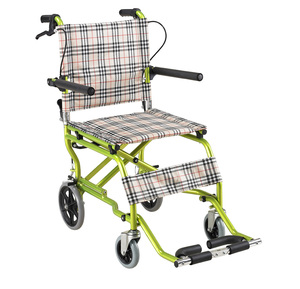 Sedia a rotelle di trasporto leggera pieghevole in alluminio Mini sedia a rotelle per le persone - Product Image 1
