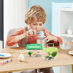 Mini Pecera y Terrario Portátil Transparente para Viajes, para Peces, Tortugas, Insectos y Reptiles - Product Image 3