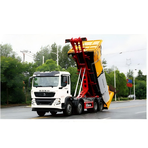 Detachable garbage truck support OEM customization chassis Detachable container refuse truck Removable <b>Bin</b> Waste Transport Truck - Product Image 3