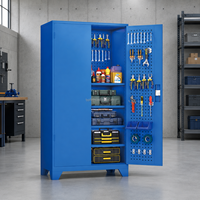 Armoire à outils en acier robuste et sécurisée avec serrure à combinaison numérique, personnalisable OEM/ODM, verrouillage à 3 points, 3 tiroirs - Rangement de garage