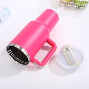 Gobelet isotherme de <span class=keywords><strong>voiture</strong></span> 40 oz en acier inoxydable à double paroi, chaud/froid, grande capacité, résistant à la glace, 6-12h, avec poignée, design moderne - Product Image 5