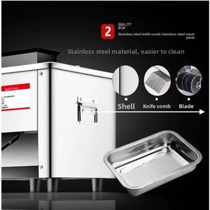 Affettatrice Elettrica Portatile di Alta Qualità per Pollo e Manzo, Macchina Taglia Carne Professionale - Product Image 4