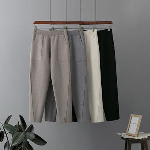 Mid-Waisted Knitted Crystal <strong>Harem</strong> <strong>Pants</strong> Women Autumn Winter New Loose Slimming Wool-Lined Nylon/Cotton Carrot <strong>Pants</strong> <strong>Pants</strong> - Product Image 1