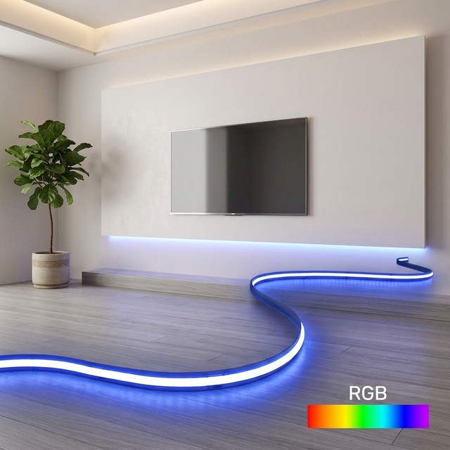 ETL BIS Performance Non-Waterproof RGB LED Strip Light 12V 810LEDs 24V 840LEDs Flexible for Indoor TV Backlight Home Decoration