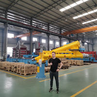 Robot manipulateur automatique de retournement de fûts pour la manipulation de résine et de sable dans les boîtes de moulage pour ligne de production de fonderie