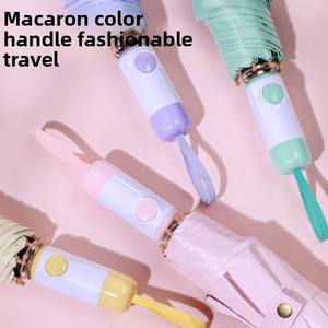 Полностью автоматический Японский Корейский желе цветной Ультрафиолетовый защитный ЗОНТ 8K складной солнечный зонт для солнечных дождливых дней рекламы - Product Image 3