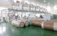 Rouleau Jumbo d'étiquettes auto-adhésives en papier thermique direct pour balance et code à barres