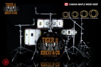 BEATELLO- TIGER 522 Série de cerceaux en bois |   Jantes en érable de qualité supérieure à 10 plis pour caissons de batterie |   Construction robuste et écologique |