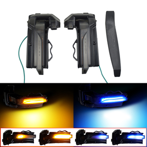 ADT ámbar lente ahumada vista trasera LED espejo lateral indicador Luz de señal de giro lámpara ala derecha para Q2 Modele Q3 Modele - Product Image 6
