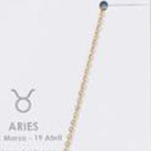 Collier Zodiacal Bélier en Acier Inoxydable Plaqué Or avec Pendentif et Chaîne pour Femme - Product Image 4