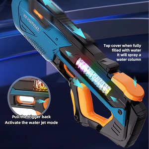 Pistola de Agua Eléctrica 2025 con Luces, Pistola de Agua Automática, Juguetes de Pistola de Agua Absorbente para Niños y Adultos al Aire Libre - Product Image 4