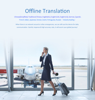 Dispositif de traduction multilingue T16 AI, 138 langues, longue durée de vie de la batterie, traduction hors ligne, enregistrement vocal et photo, traducteur intelligent en anglais