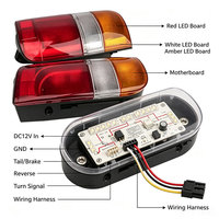 Circuit imprimé de feux arrière LED pour Toyota Hiace Série 200 (2005-2018) – Assemblage de carte de circuit de feux arrière dynamiques à brancher pour la rétrofit