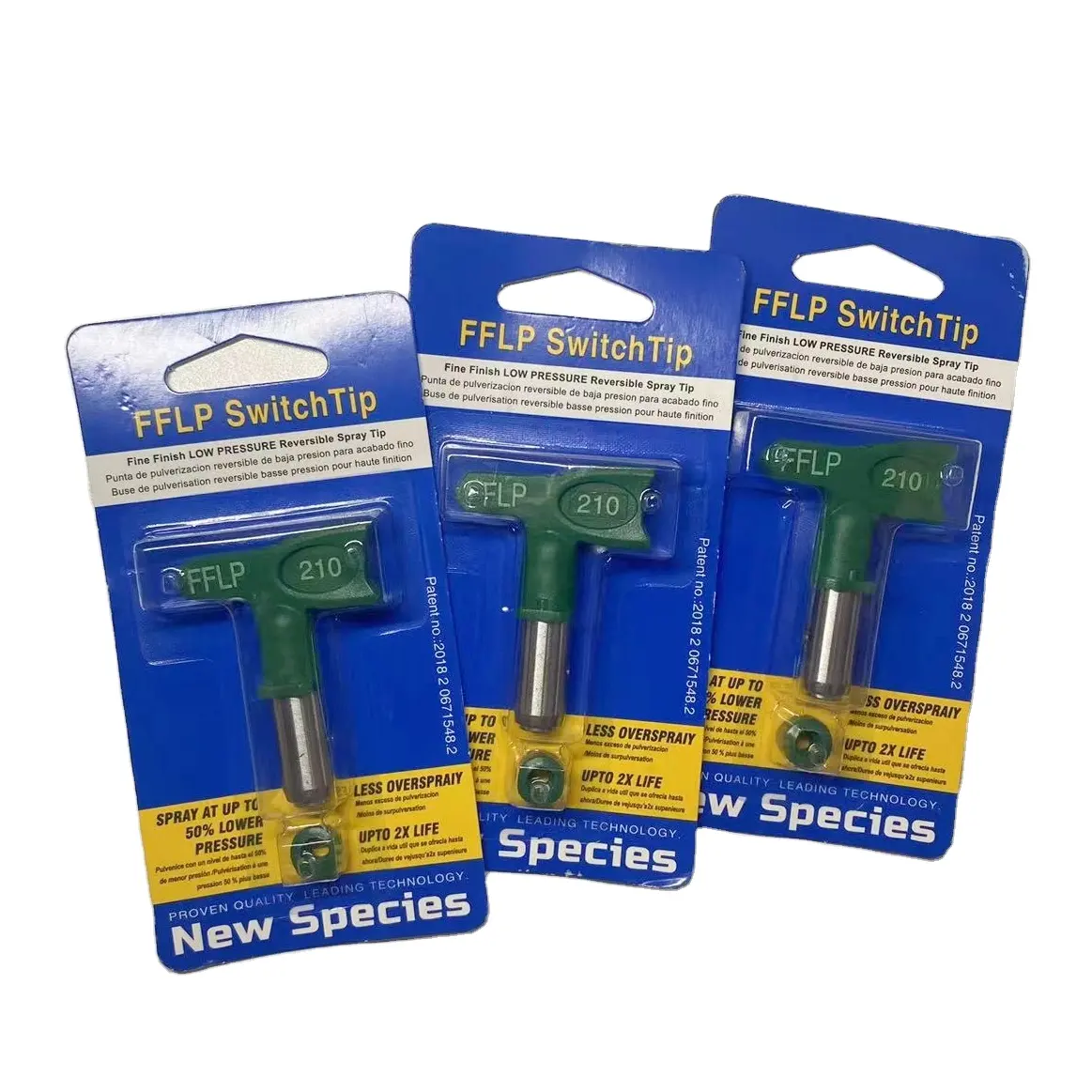 Groene Airless Verfspuit Tip 310 410 510 Fijne Afwerking Lage Druk Spuitpistool Nozzle Tip