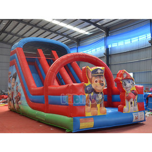 <span class=keywords><strong>Toboggan</strong></span> gonflable à double piste pour enfants, thème dessin animé <span class=keywords><strong>Pat</strong></span>' <span class=keywords><strong>Patrouille</strong></span>, de haute qualité, pour usage sec - Product Image 1