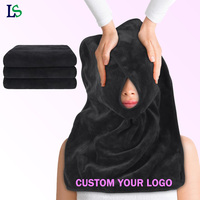 Serviette de massage pour spa, serviette de bain, serviette de beauté pour salon, traitement cosmétique, serviettes en microfibre en forme de U pour le démaquillage, prix d'usine