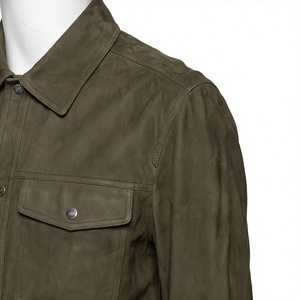 Chaqueta de safari de otoño al por mayor OEM, de un solo botón, tejida, informal, impermeable, talla grande, para hombre, para deportes al aire libre - Product Image 6