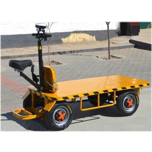China Logistics Electric <b>Flat</b> Car/Electric <b>Trolley</b> Electric <b>Flat</b> <b>Trolley</b> With Seat for Cargo Carrier - Product Image 1