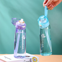 Bouteille sans BPA, de qualité alimentaire, pour boire directement, idéale pour la randonnée, le sport, l'école, la natation, la danse, la randonnée, l'usage domestique