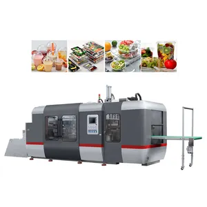 Thermoformer chân không khay nhựa máy làm nhựa thermoforming các nhà sản xuất máy