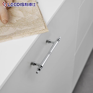 LCCDIS Brass Cabinet Door <b>Handle</b> Bar Minimalist Design For Drawer Wardrobe <b>Kitchen</b> Cabinet Hardware Durable Glaze Finish - Product Image 2