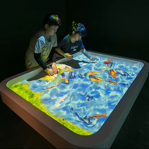 Jeux de table interactifs de haute qualité avec bac à sable, magnifique aire de jeux intérieure avec projecteur, jeux de table interactifs de haute qualité avec bac à sable - Product Image 1