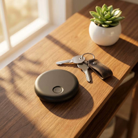 Rastreador Inalámbrico de Doble Sistema ABS, Funciona con IOS Find My y Android Google Find Device, Etiqueta de Posicionamiento Antipérdida