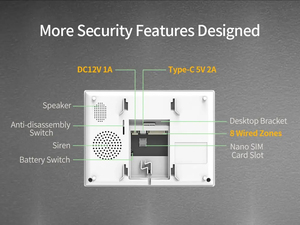 Mới Phát Hành 7 Inch Tuya Ứng Dụng Thông Minh Wifi 4G Hệ Thống An Ninh Công Nghệ Cao Thiết Bị An Ninh Cho An Toàn Của Bạn PST-H700-4GEU - Product Image 4