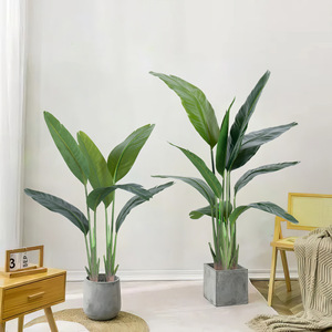 Precio barato <span class=keywords><strong>de</strong></span> Planta artificial árbol falso planta falsa con <span class=keywords><strong>hojas</strong></span> <span class=keywords><strong>de</strong></span> plástico grandes para la decoración <span class=keywords><strong>de</strong></span> la Oficina del hotel del hogar - Product Image 5