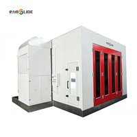 Cabine de peinture industrielle professionnelle anti-explosion certifiée ATEX CE, four de peinture robuste à récupération de chaleur et à économie d'énergie