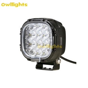 Lámpara de Trabajo LED de 80W 12V, 4 Pulgadas, Haz de Luz Amarillo, IP68 Impermeable, Aleación de Aluminio, para Camioneta Todoterreno <span class=keywords><strong>4x4</strong></span>, Parachoques, Nueva, 6000K - Product Image 2
