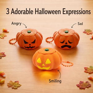 Vashine Llavero Sensorial Antiestrés de Calabaza de Halloween Impreso en 3D con Interruptor Mecánico, Juguete Decorativo - Product Image 3