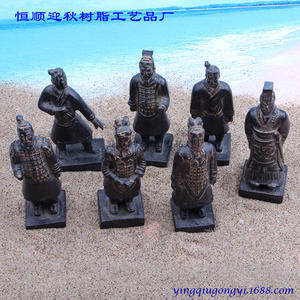 Figuras chinas antiguas <span class=keywords><strong>de</strong></span> terracota, <span class=keywords><strong>juego</strong></span> <span class=keywords><strong>de</strong></span> mesa <span class=keywords><strong>de</strong></span> arena psicológica, caja ciega arqueológica, decoración artesanal <span class=keywords><strong>de</strong></span> resina - Product Image 4