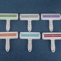 Rouleau brosse anti-poils pour chien facile à nettoyer, grattoir à poils d'animaux en papier collant pour vêtements et poils, pratique pour les déchirures