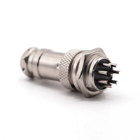 Conector GX16 de Aviación Macho de 2, 3, 4 y 5 Pines, Cable Negro Recubierto para Teclado, Buen Precio