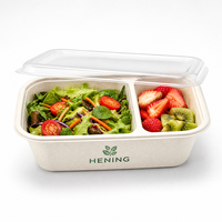 Boîte d'emballage pour fruits, conteneur alimentaire jetable, boîte à repas pour pique-nique, camping, bento, boîte à repas réduisant la teneur en matières grasses, compartimentée, pour l'extérieur