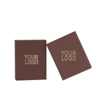 Boîte cadeau de luxe personnalisée pour vernis à ongles et huile parfumée, élégante, marron et or, avec logo gaufré, emballage de parfum, boîte en papier à tiroir coulissant