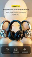 OEM haut de gamme pour écouteurs supra-auriculaires 6.0, batterie longue durée, coussinets en métal souple pour un confort premium, utilisation sportive et en voyage