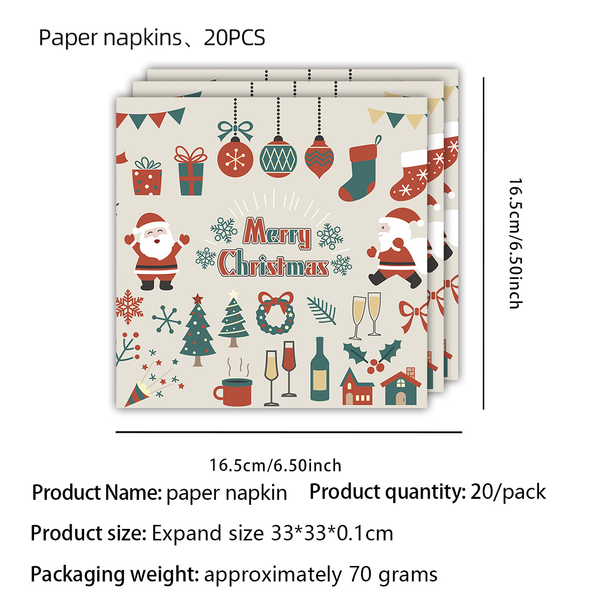 Paper napkins-20PCS