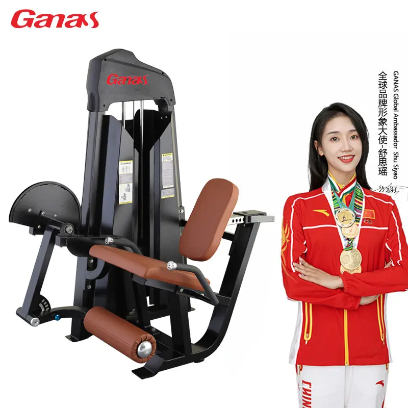 Ganas Fitness Equipment Seated Leg Curl Extension Machine Sports Strength Commercial Gym Equipment