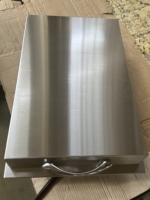 Barbecue à gaz naturel portable de haute qualité en acier inoxydable avec brûleur latéral coulissant, 15 000 BTU, doté de dispositifs de sécurité pour la maison