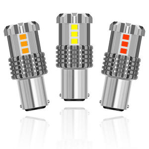 CANBUS LED Multicolor Turn Signal Light <b>Bulbs</b> Backup Reverse 15LED 12V 10W New Auto Car Fitment for 7440 7443 1156 1157 3156 - Product Image 1