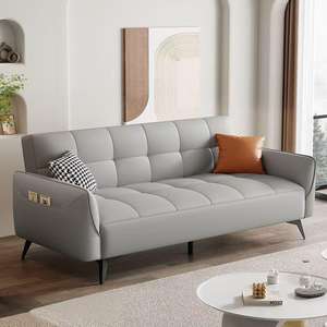 Moderne 3-In-1 Converteerbare Livingchaise Lounge Stoel Hellende Positie Spons Sofa Dagbed/Slaapbank Buiten Metalen Stof - Product Image 5