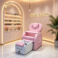 Mobilier de salon de manucure, chaise de spa pour les pieds en cuir de qualité supérieure, chaise de pédicure électrique pour centre de thérapie des pieds